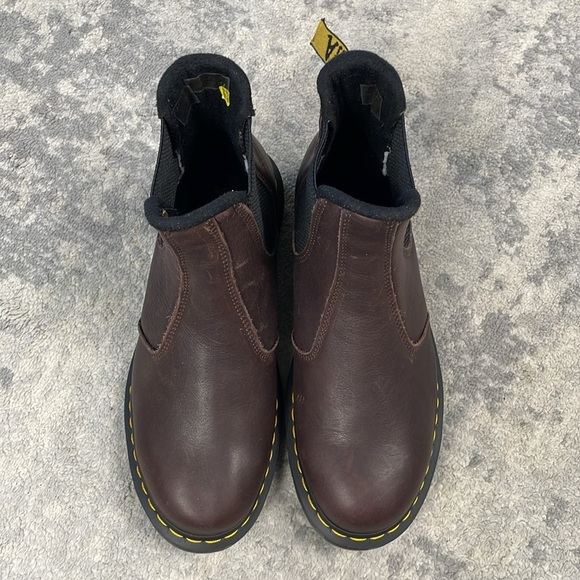 New Dr Martens 27821 Warm Wair Chelsea Boots Brown Womens 11 Mens 10 - Picture 3 of 11